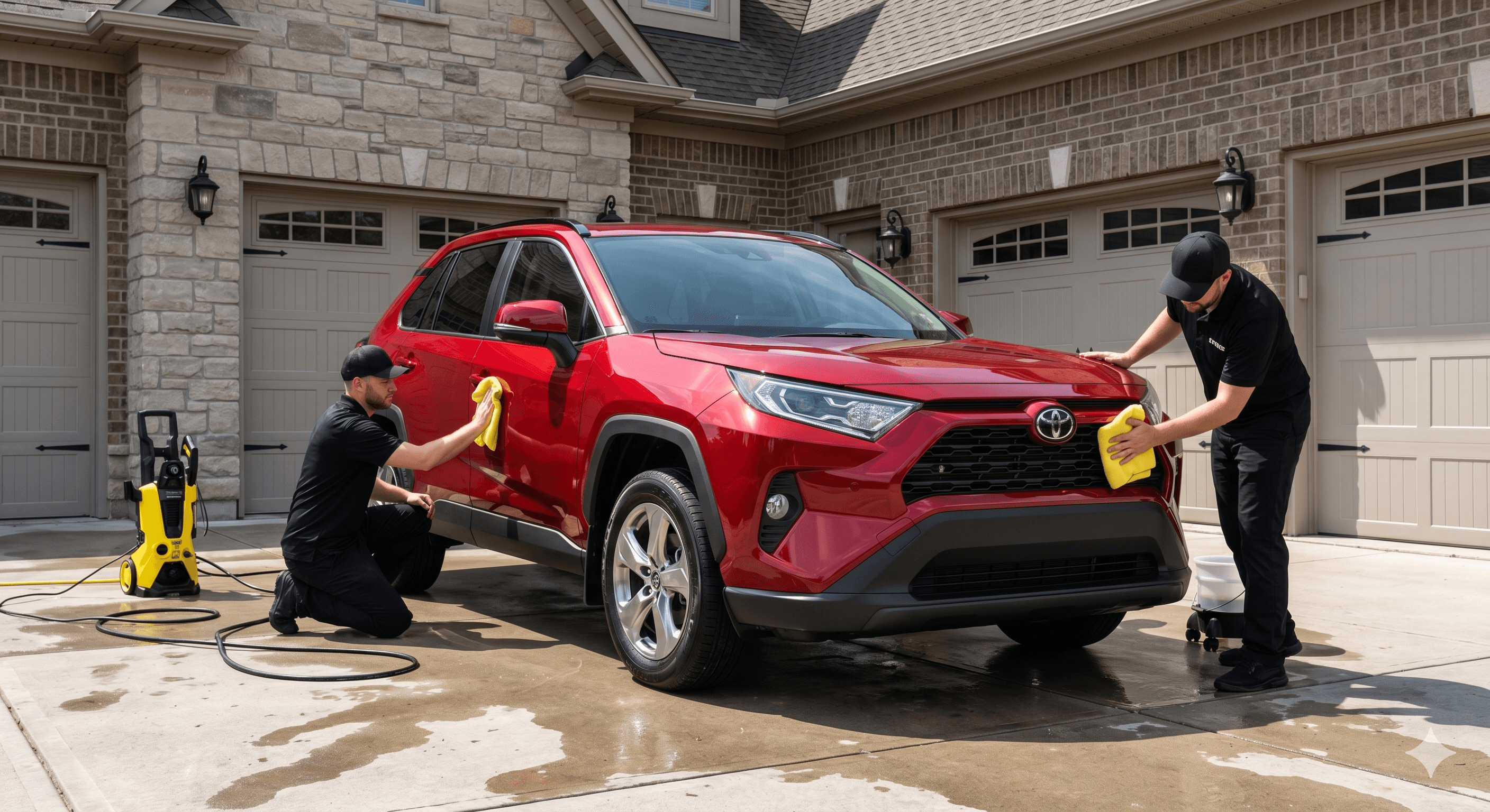 Soapy Joes mobile car detailing — a freshly detailed vehicle